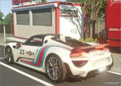 BeamNG Porsche Car Mod: 918 Hyper V1.1 (Update) 0.33 (Image #2)