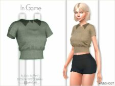 Sims 4 Female Clothes Mod: Alayna Blouse – ACN 510 (Image #2)