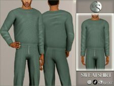 Sims 4 Everyday Clothes Mod: Benjamin Sweatshirt (Adult) (Featured)