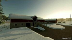 FS22 Placeable Mod: OLD Brick COW Barns Expandable Pastures (Image #4)