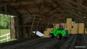 FS22 Placeable Mod: OLD Brick COW Barns Expandable Pastures (Image #6)