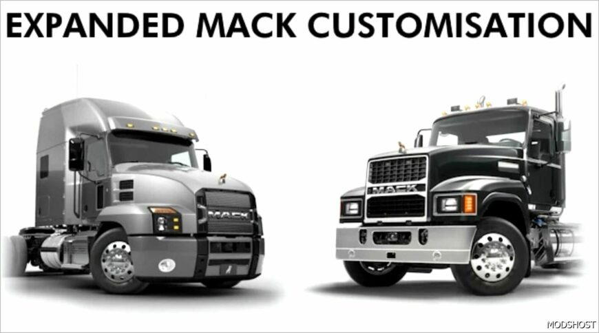 ATS Mack Part Mod: Expanded Mack Customisation 1.52 (Featured)