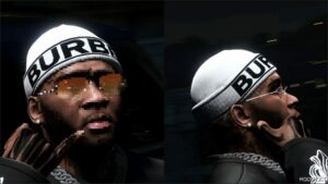 GTA 5 Player Mod: Iayze Burberry Beanies for Franklin (Image #2)