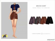 Sims 4 Female Clothes Mod: Brook Skirt (Featured)