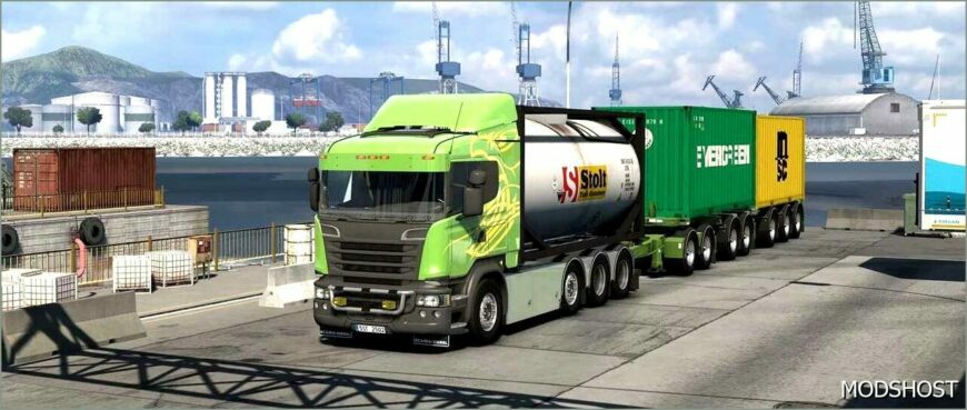 ETS2 Truck Mod: Spectransgroup 8X2/8X4 V5.5 1.52 (Featured)