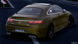 ETS2 Mercedes-Benz Car Mod: AMG S63 Coupe 2021 V2.6 1.52 (Image #2)