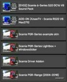 ETS2 Scania Mod: Add-On MAX2712 Scania R520 V8 Sound to Scania PGR by Juseetv (Image #2)