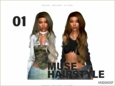 Sims 4 Female Mod: Kamari Hairstyle (Image #5)