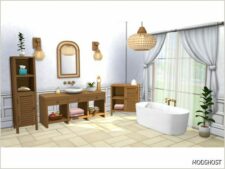 Sims 4 Object Mod: Boho Bathroom SET (Featured)