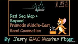 ETS2 ProMods Mod: Red SEA Map + beyond – Promods Middle-East Road Connection V2.0 1.52 (Featured)