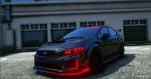 GTA 5 Police Vehicle Mod: Subaru WRX STI S209 Police Modern Lights (Featured)