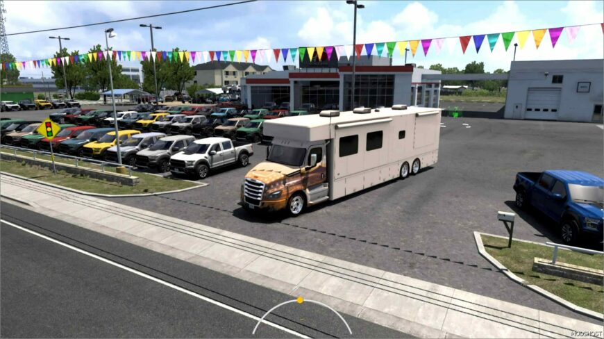 ATS Freightliner Truck Mod: Cascadia NRC RV Motorhome V1.6 (Featured)