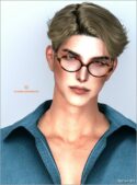 Sims 4 Male Mod: Moood Hair N104 – VER1 (Image #2)