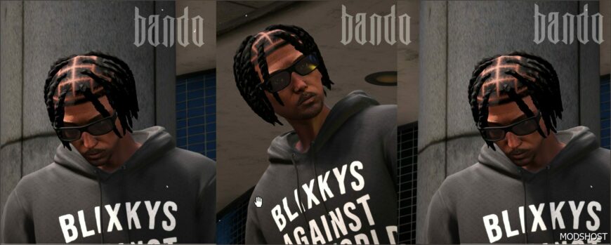 GTA 5 Player Mod: MP Male Braids Pack Fi̇vem/Sp (Featured)