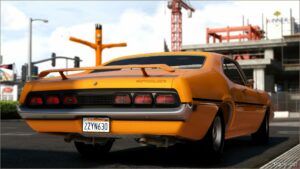 GTA 5 Vehicle Mod: 1970 Mercury Cyclone Spoiler Add-On | Lods | Template | Vehfuncs V (Image #4)