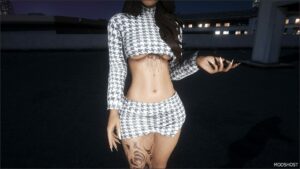 GTA 5 Player Mod: Two-Piece SET for MP Female (Image #2)