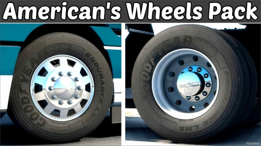 ATS Wheels Part Mod: American’s Wheels Pack V2.9.2 (Featured)