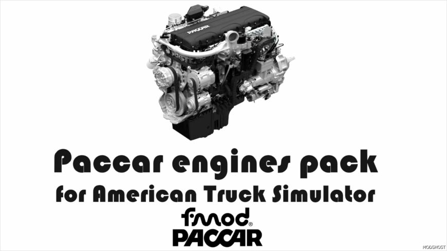 ATS Engines Part Mod: Paccar Engines Pack V1.2 1.44/1.52 (Featured)