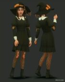 Sims 4 Female Clothes Mod: Halloween SET (Image #2)