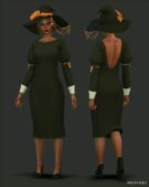 Sims 4 Female Clothes Mod: Halloween SET (Image #5)