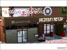 Sims 4 House Mod: Multilot Store (CC) (Featured)