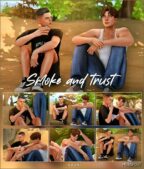 Sims 4 Male Sim Mod: Pose Pack – Smoke and Trust (Featured)