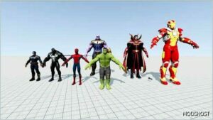 BeamNG Mod: Marvel Heroes 0.33 (Featured)