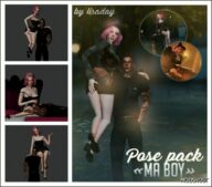 Sims 4 Sim Mod: MA BOY Pose Pack (Featured)