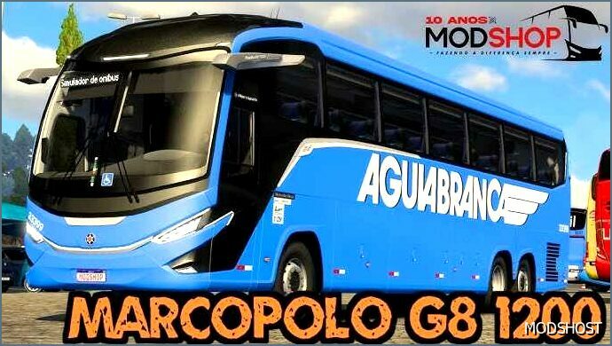 ETS2 Marcopolo Bus Mod: G8 1200 (Featured)