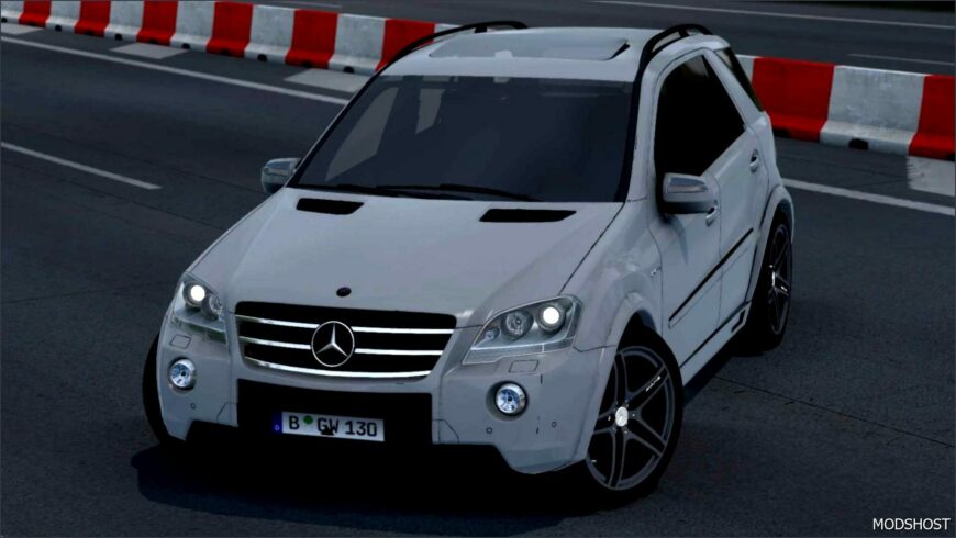 ETS2 Mercedes-Benz Car Mod: Mercedes Benz ML63 AMG 2009 V1.6 (Featured)