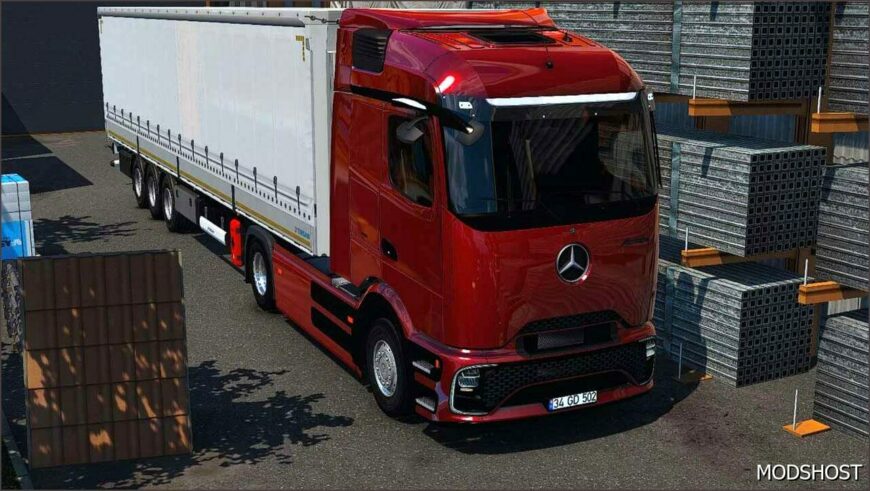 ETS2 Mercedes-Benz Truck Mod: Mercedes Benz Actros MP6 1.52 (Featured)