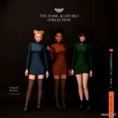 Sims 4 Female Clothes Mod: Dark Academia Collection – Full Collection Compilation (Image #2)