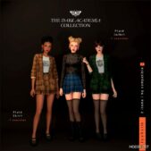 Sims 4 Female Clothes Mod: Dark Academia Collection – Full Collection Compilation (Image #3)