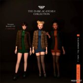 Sims 4 Female Clothes Mod: Dark Academia Collection – Full Collection Compilation (Image #7)