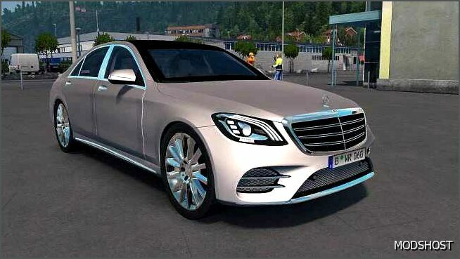 ETS2 Mercedes-Benz Car Mod: W222 S-Class S-400D V4.9 (Featured)