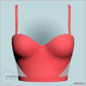 Sims 4 Female Clothes Mod: Couture TOP N72 by Bycouture (Featured)