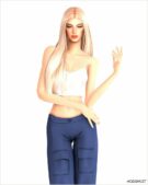 Sims 4 Female Mod: Beatrix Gilliland by Miwisimsie (Image #2)