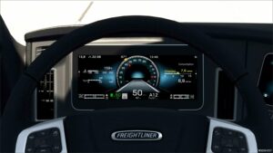 ATS Freightliner Interior Mod: Cascadia 2024 Improved Dashboard V1.1 (Image #4)