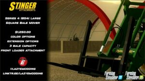 FS22 Attachment Mod: Stinger Bale Spear Pack (Image #3)