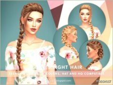 Sims 4 Female Mod: Love’s Light Hair (Featured)