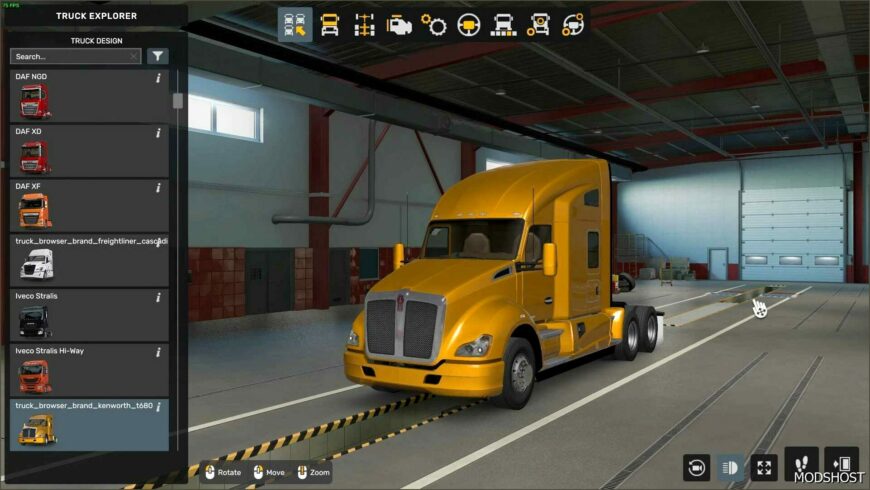 ETS2 Kenworth Truck Mod: T680 2014 1.52 (Featured)