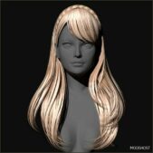 Sims 4 Female Mod: Hairstyle B68 by Ssalon (Featured)