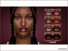 Sims 4 Lipstick Makeup Mod: Peony Lipstick (Featured)