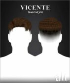 Sims 4 Male Mod: Vicente Hairstyle (Image #2)