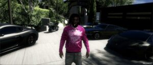 GTA 5 Player Mod: Sp5Der Hoodies for Frank (Image #5)