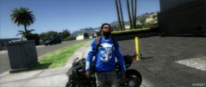 GTA 5 Player Mod: Hellstar Hoodies for Frank (Featured)