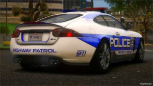 GTA 5 Jaguar Vehicle Mod: Nfshp: 2009 Jaguar XKR Scpd Add-On | NON ELS | Sounds | Template (Image #2)