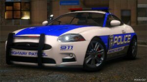 GTA 5 Jaguar Vehicle Mod: Nfshp: 2009 Jaguar XKR Scpd Add-On | NON ELS | Sounds | Template (Image #4)