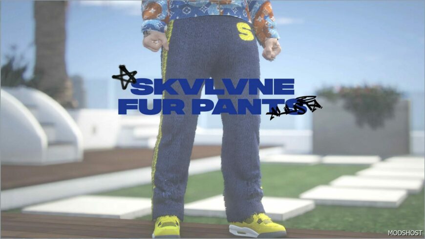 GTA 5 Player Mod: Skvlvne FUR Pants for MP Male V0.0.1 (Featured)