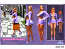 Sims 4 Female Clothes Mod: Mystery Hottie Costume (Featured)